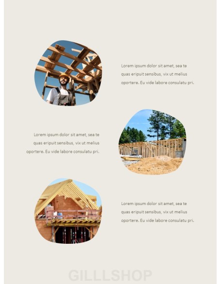 House Construction & Carpentry team presentation template