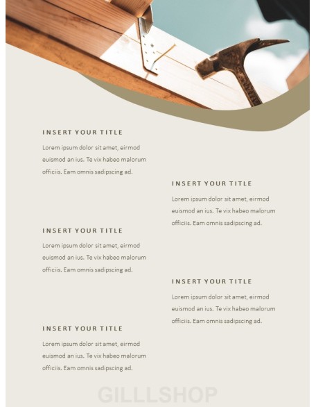 House Construction & Carpentry team presentation template