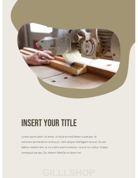 House Construction & Carpentry team presentation template