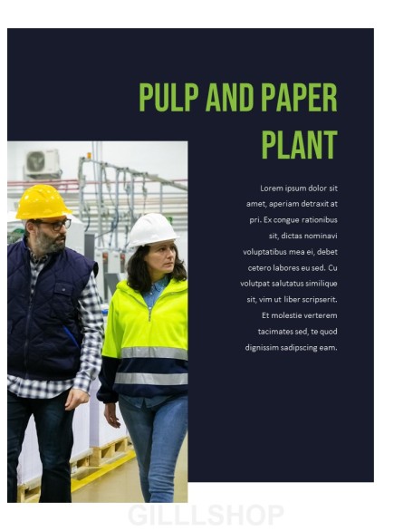 Pulp and Paper Industry Startup PPT Templates