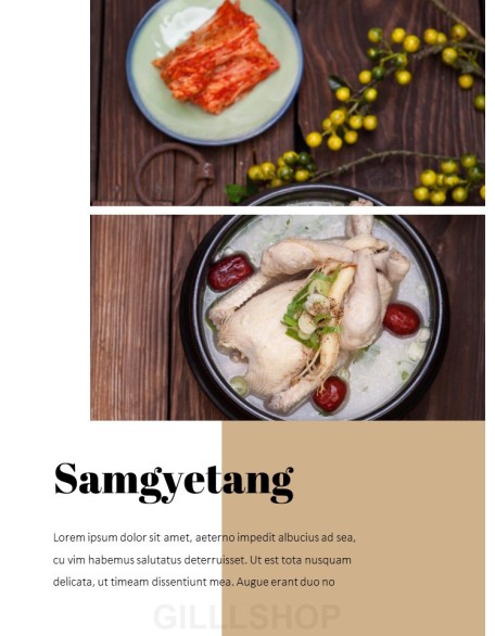 Korean Food Theme PT Templates