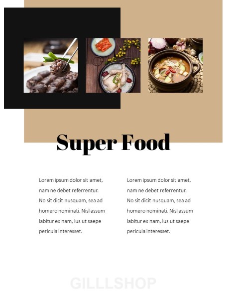 Korean Food Theme PT Templates