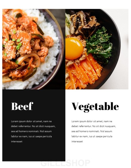 Korean Food Theme PT Templates