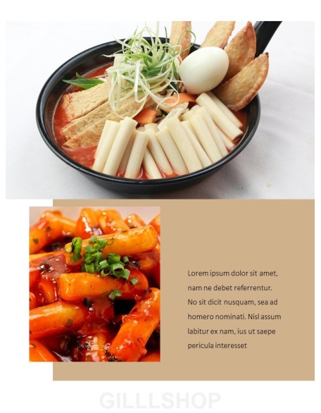 Korean Food Theme PT Templates