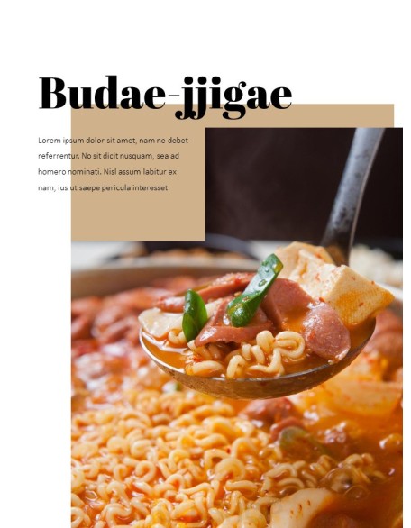 Korean Food Theme PT Templates