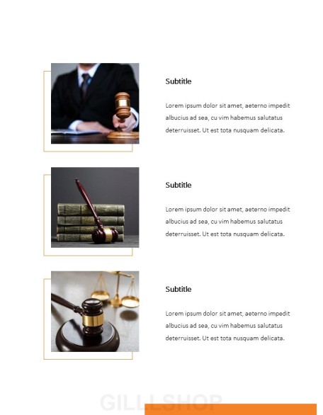 Law Firm Theme Presentation Templates