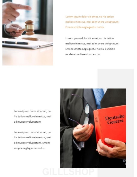 Law Firm Theme Presentation Templates