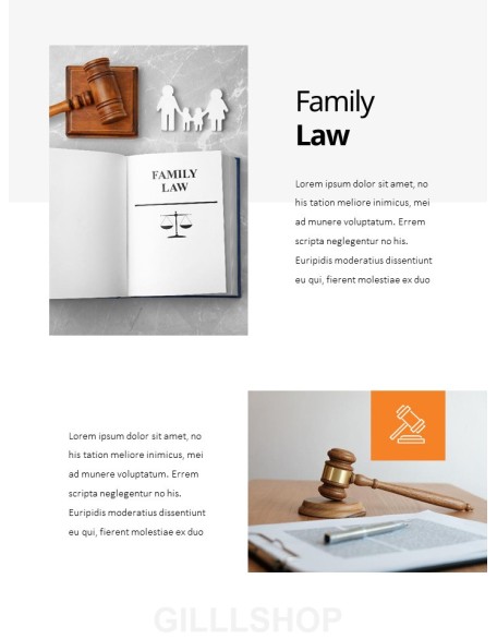 Law Firm Theme Presentation Templates