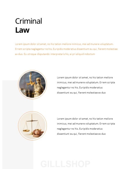 Law Firm Theme Presentation Templates