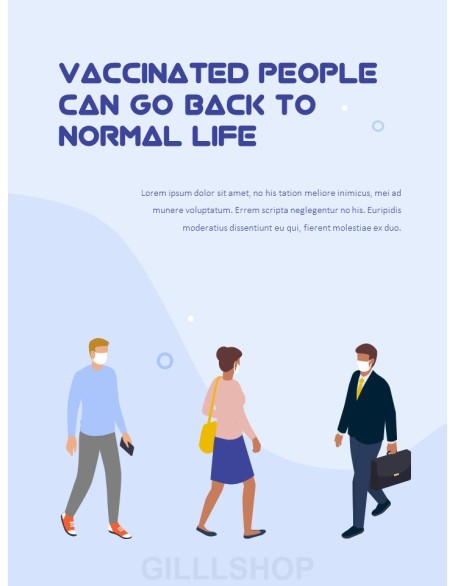 Life after the COVID-19 vaccine Theme Presentation Templates