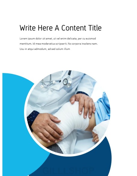 Medical Report Product Pitch Presentation Template