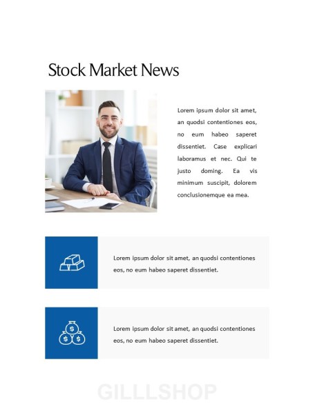 Stock Market PowerPoint Table of Contents