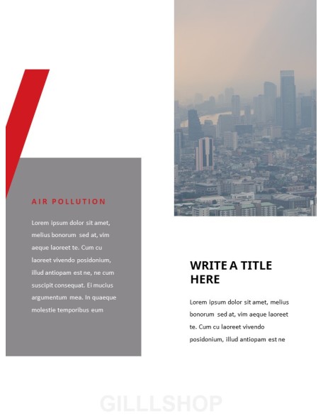 Air pollution professional presentation