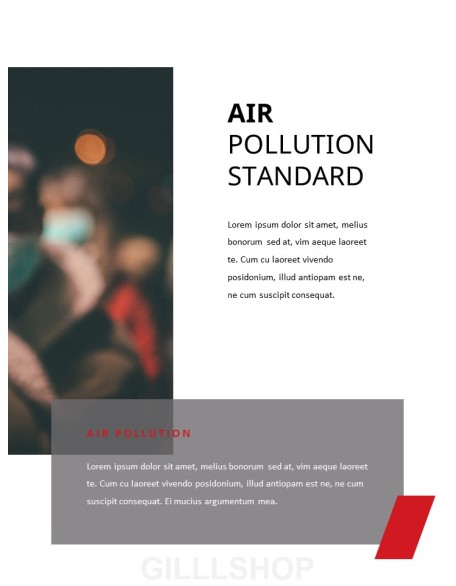 Air pollution professional presentation