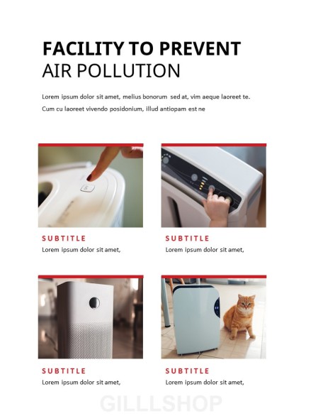 Air pollution professional presentation