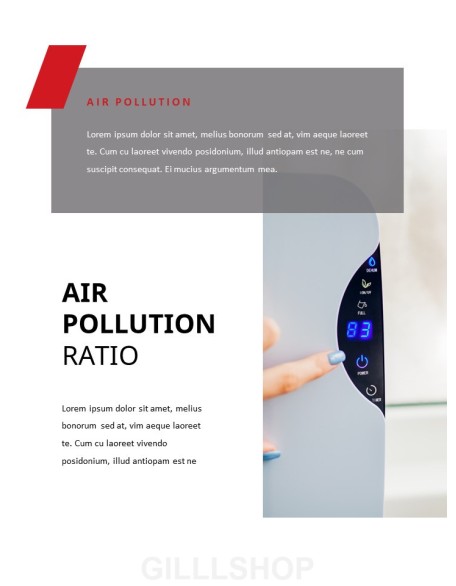 Air pollution professional presentation