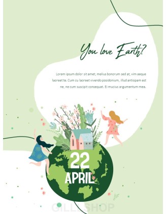 Earth Day Simple PowerPoint Templates