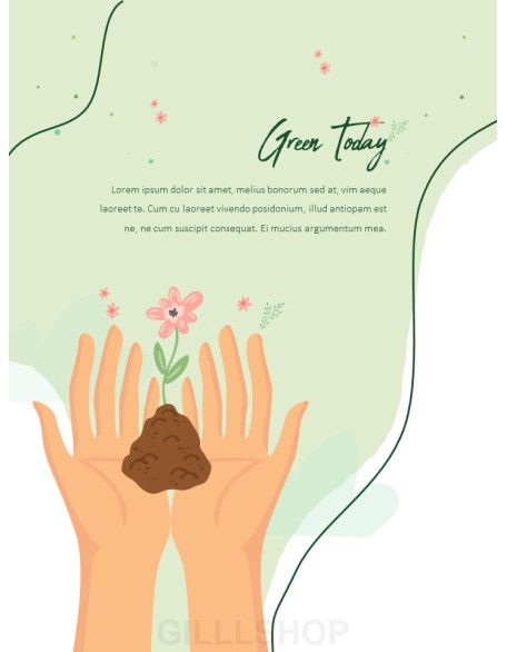 Earth Day Simple PowerPoint Templates