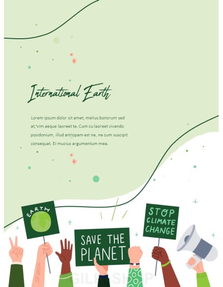 Earth Day Simple PowerPoint Templates