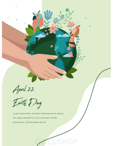 Earth Day Simple PowerPoint Templates