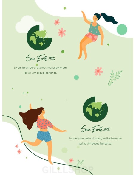 Earth Day Simple PowerPoint Templates