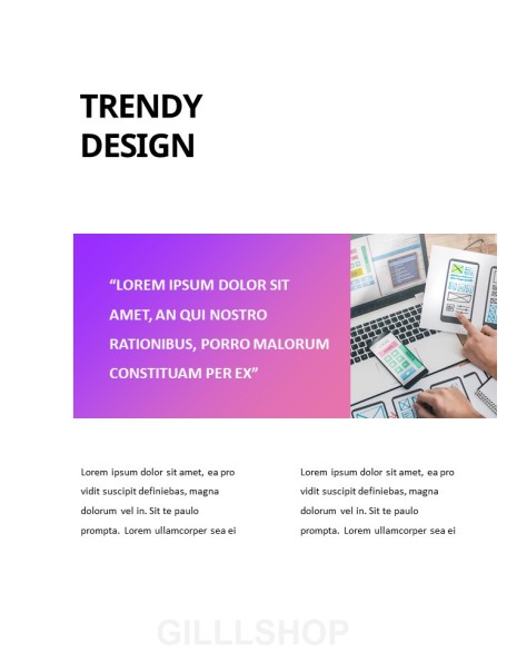 UX designer Business Presentation Templates