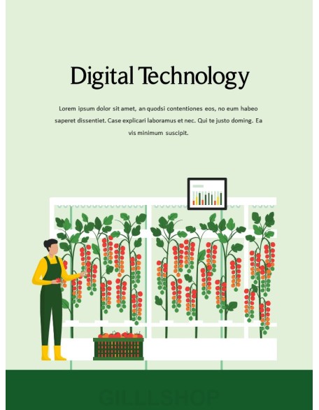 Smart Farming Technology Theme Presentation Templates