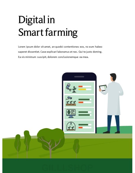 Smart Farming Technology Theme Presentation Templates