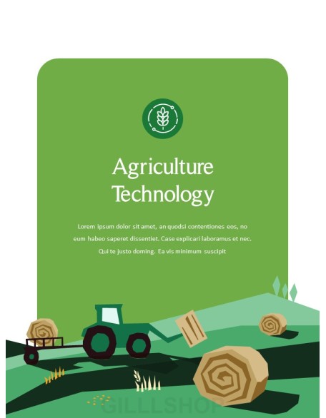 Smart Farming Technology Theme Presentation Templates