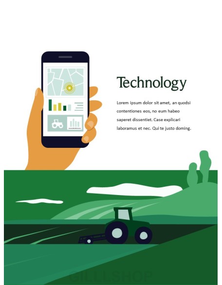 Smart Farming Technology Theme Presentation Templates