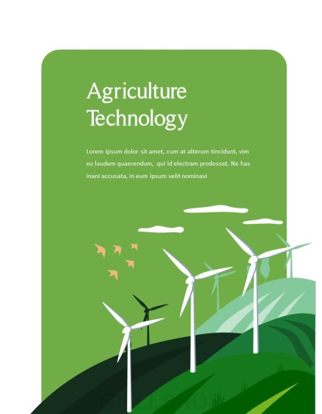 Smart Farming Technology Theme Presentation Templates