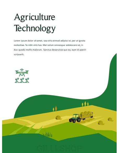 Smart Farming Technology Theme Presentation Templates