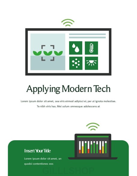 Smart Farming Technology Theme Presentation Templates