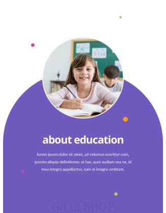 Creative Education template design