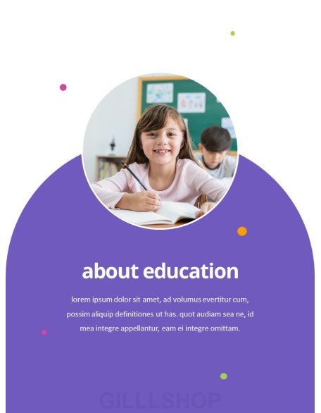 Creative Education template design