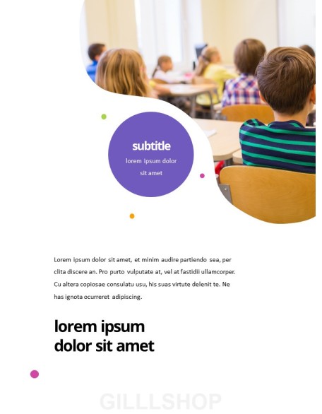 Creative Education template design