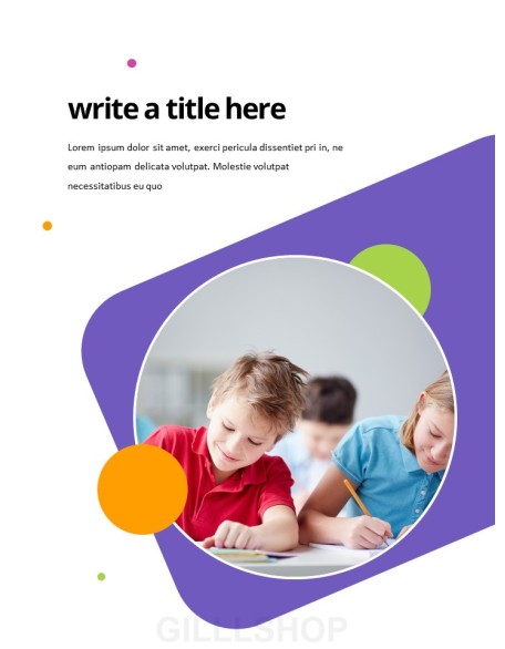 Creative Education template design