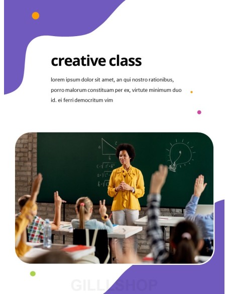 Creative Education template design