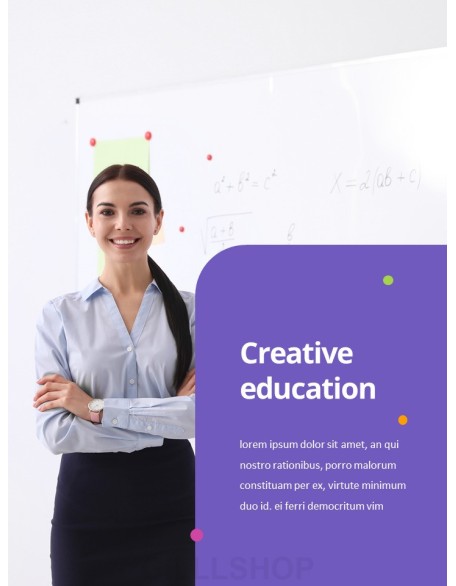 Creative Education template design