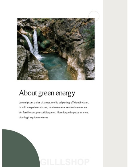 Green Energy best ppt template