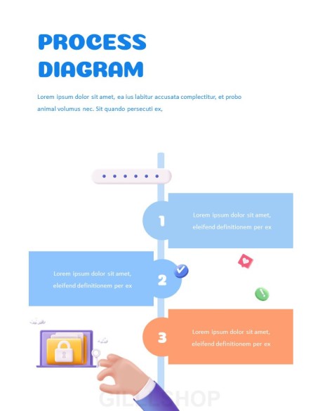 Project Management App school presentation template