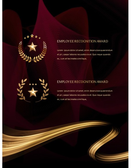 Best Awards elegant ppt templates