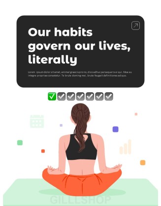 Daily Routine Life Style presentation template ppt powerpoint