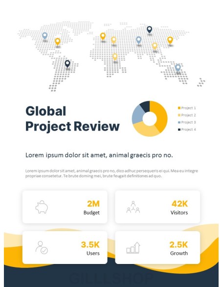 Performance Report business presentation template