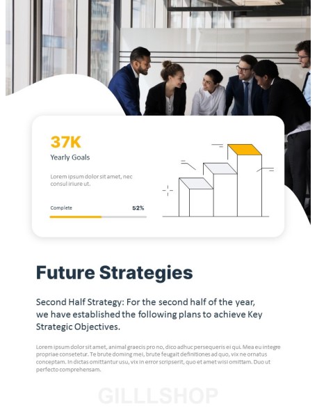 Performance Report business presentation template