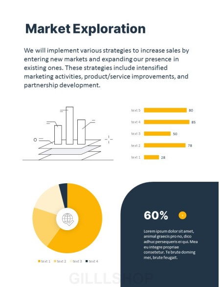 Performance Report business presentation template